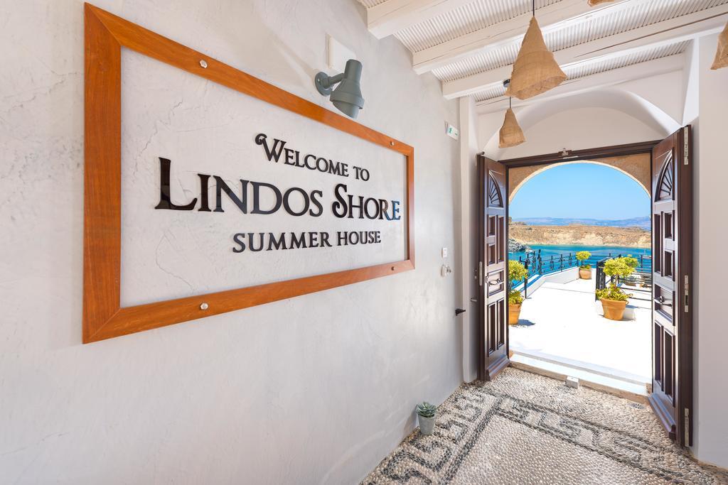 Lindos Shore Summer House With Jacuzzi And Sea View !!! المظهر الخارجي الصورة