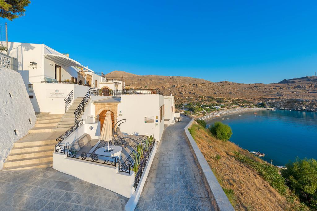 Lindos Shore Summer House With Jacuzzi And Sea View !!! المظهر الخارجي الصورة