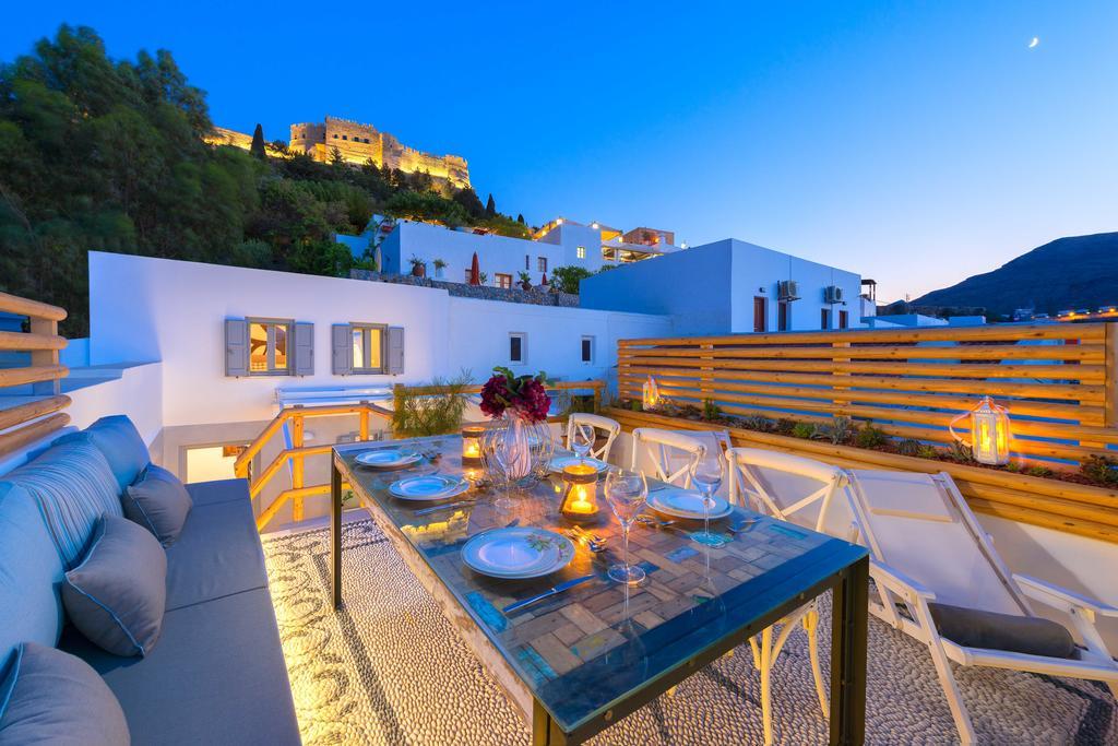 Lindos Shore Summer House With Jacuzzi And Sea View !!! المظهر الخارجي الصورة
